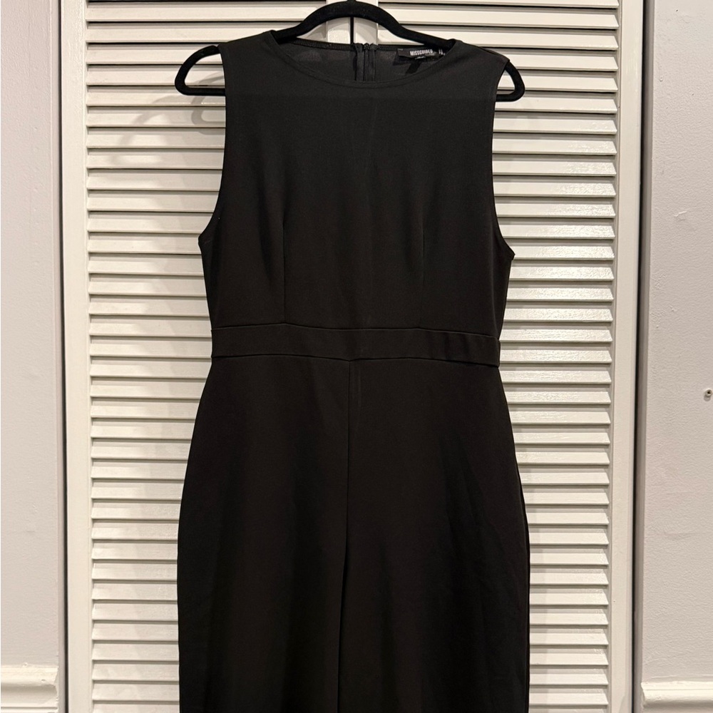 Missguided Black Sleeveless romper